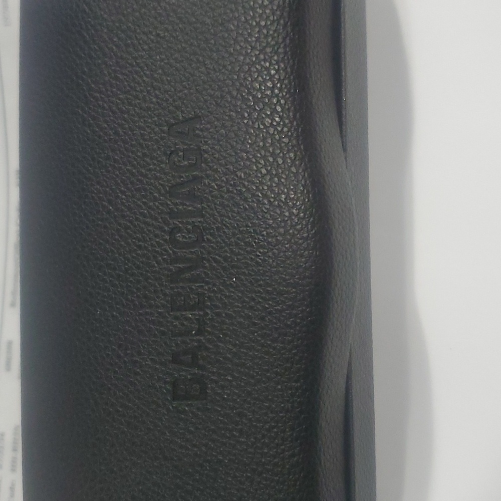 Balenciaga acetate sunglasses black black orange